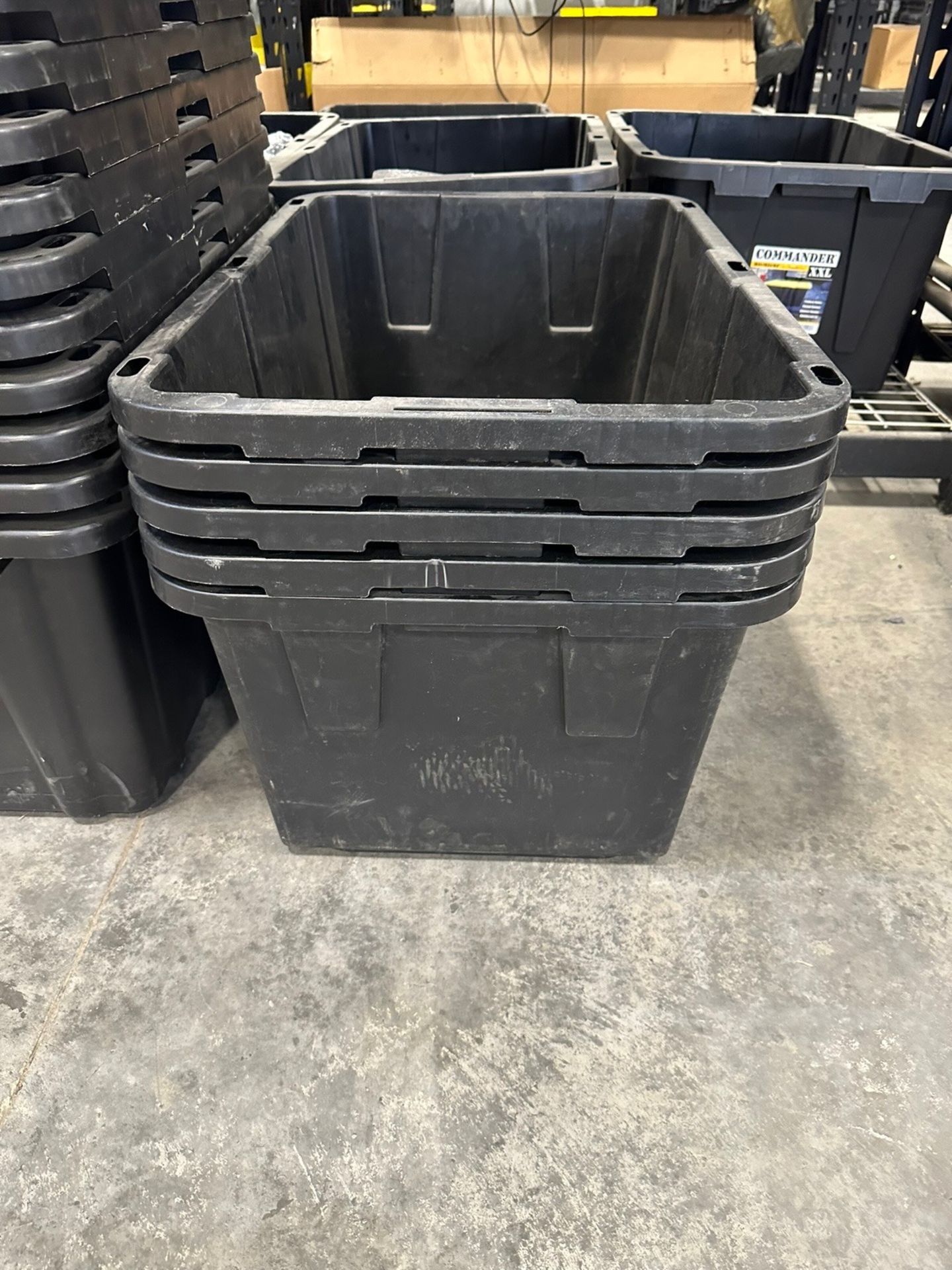 Heavy Duty Totes w/ Lids (Lids located Elsewhere and will be included) | Rig Fee $35 - Image 6 of 9