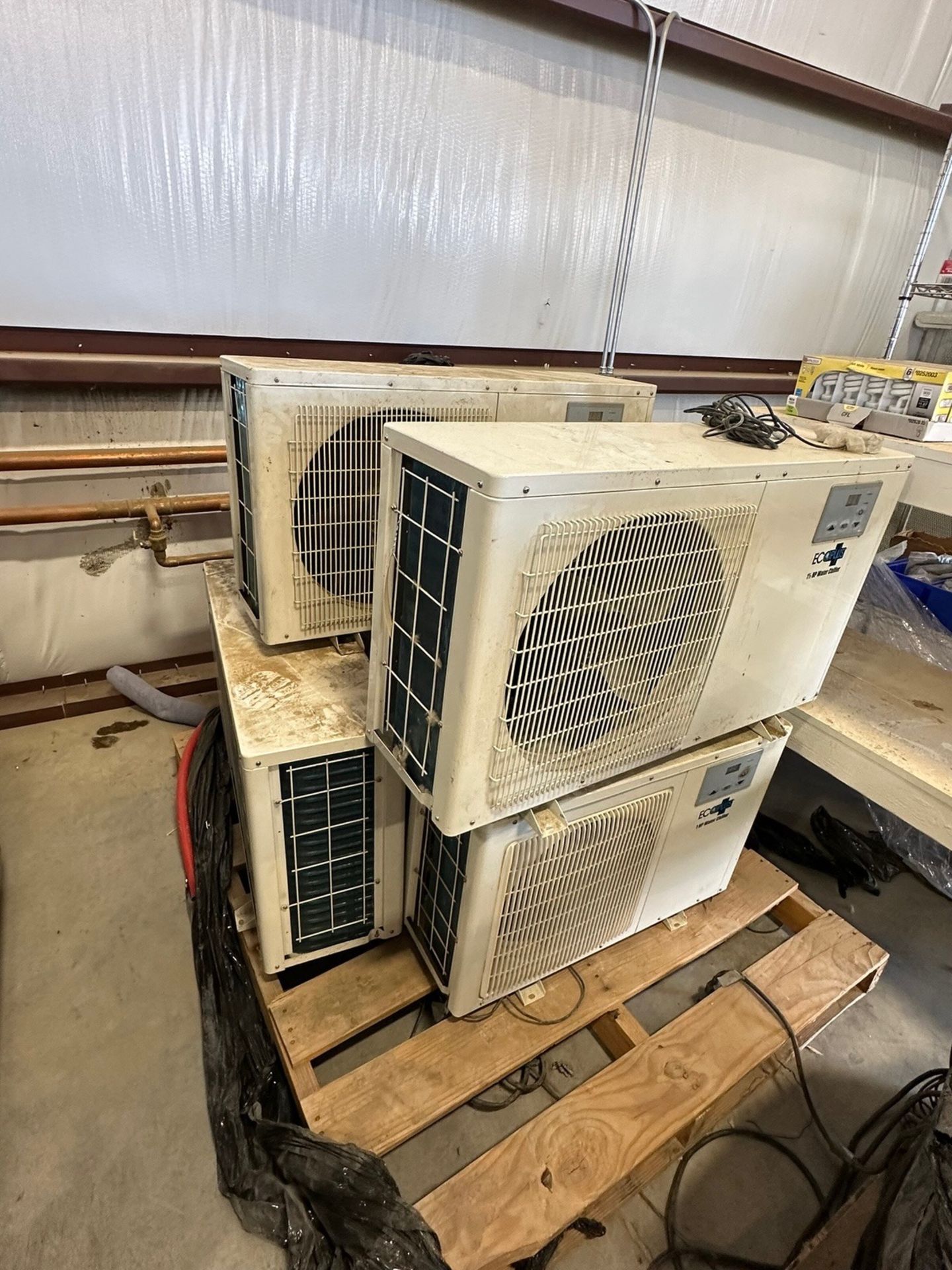 Pallet Of Eco Plus 1 1/2hp water Chillers | Rig Fee $50 - Image 4 of 5