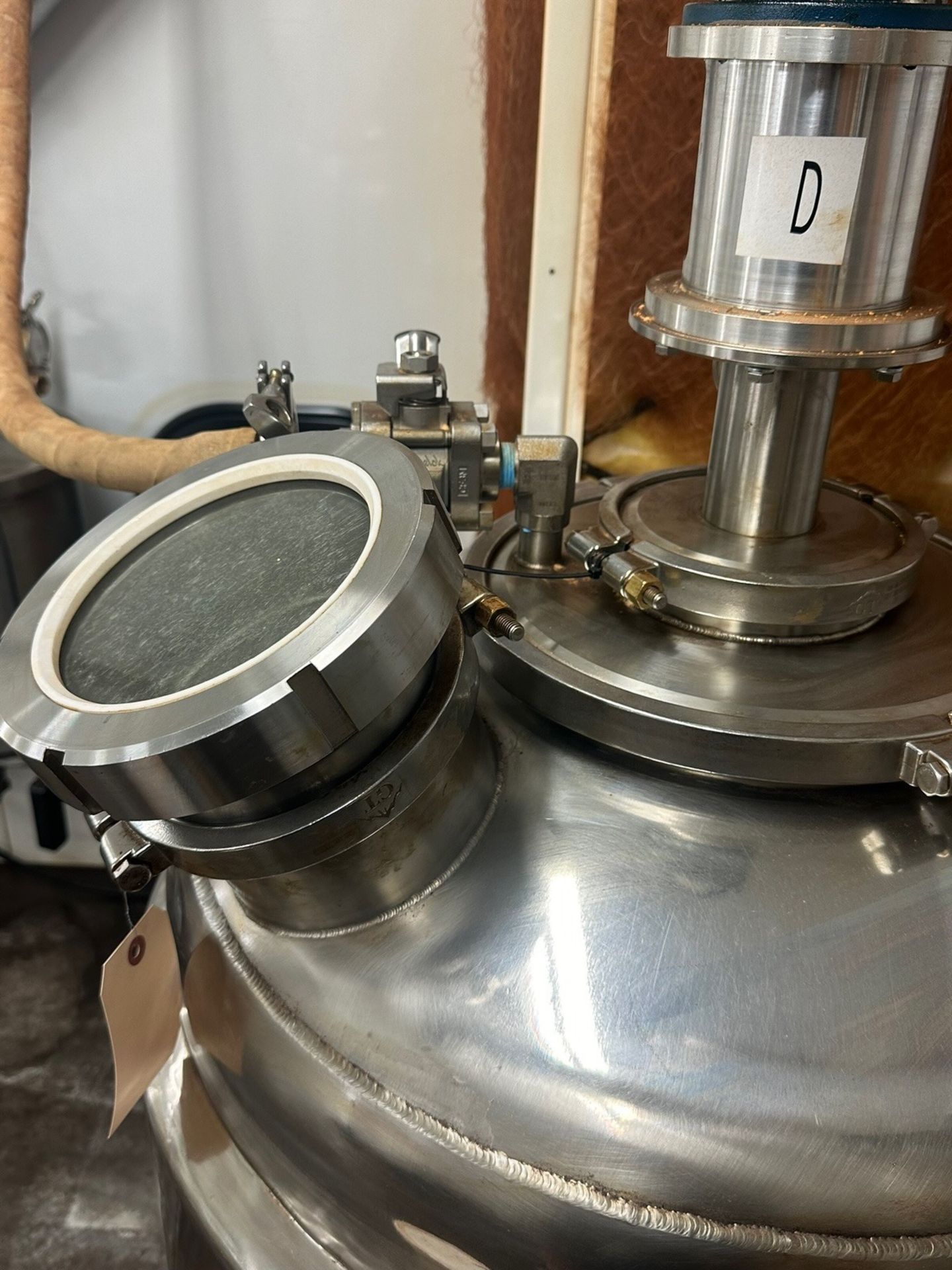 Stainless Steel Pressurized Vessel, With Agitation, | Rig Fee $100 - Image 3 of 4