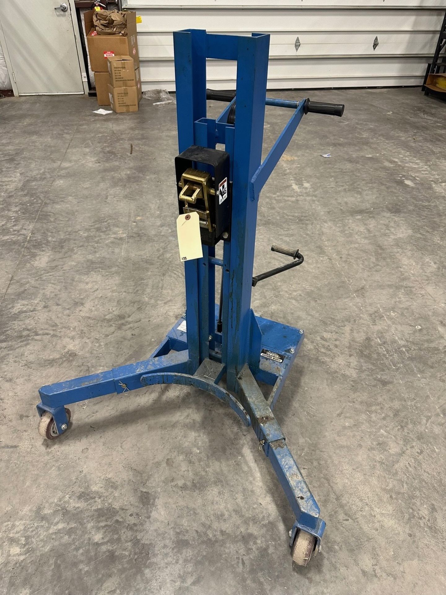 Hydraulic Drum Truck, Capacity 1100LBS, Model 988929, S/N 2101029 | Rig Fee $35