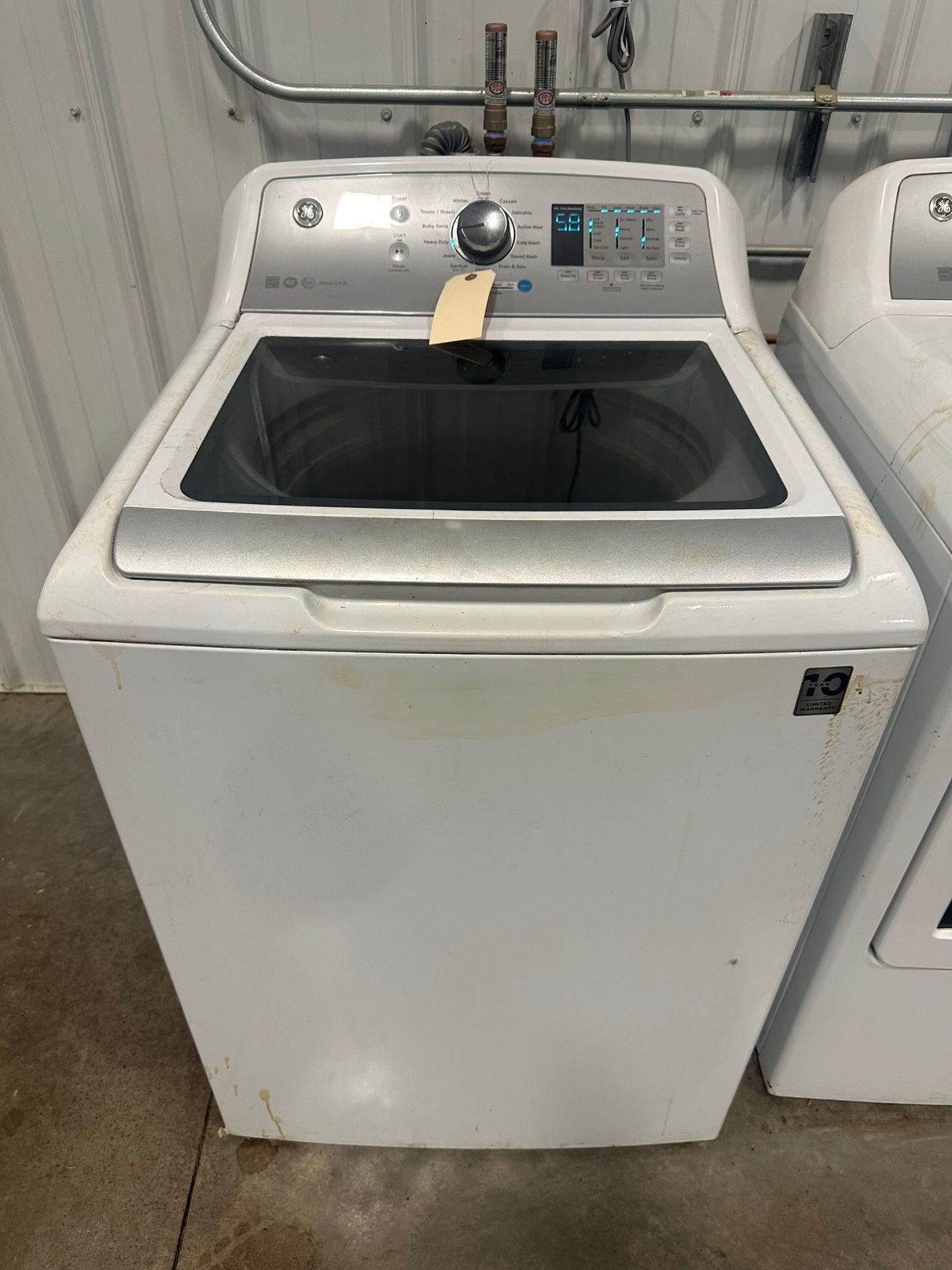 GE, Energy Star, Clothing Washer, Model GTW680BSJ6WS, S/N MM121684G | Rig Fee $75