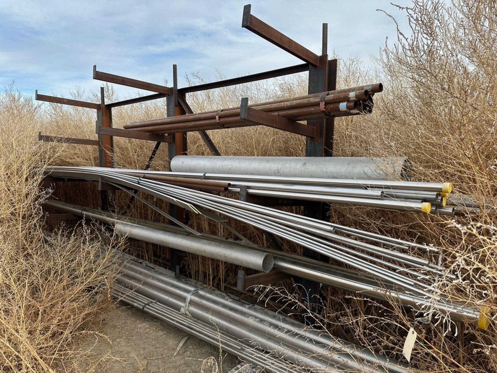 Metal Racks w/ Stainless Steel Stock & Piping, Excludes Lot 678 (See Link) | Rig Fee $1000