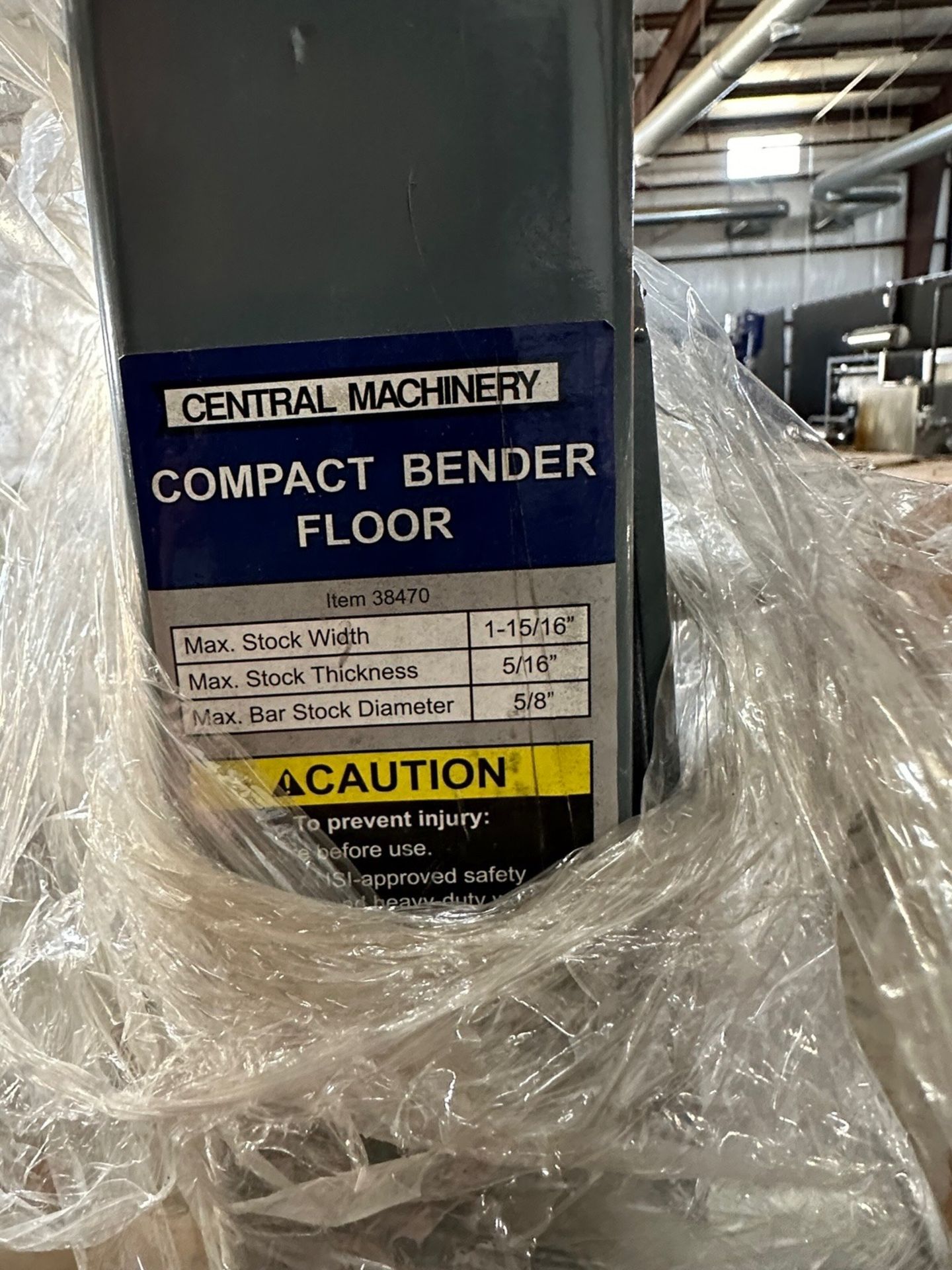 Central Machinery Compact Bender | Rig Fee $50 - Image 4 of 4