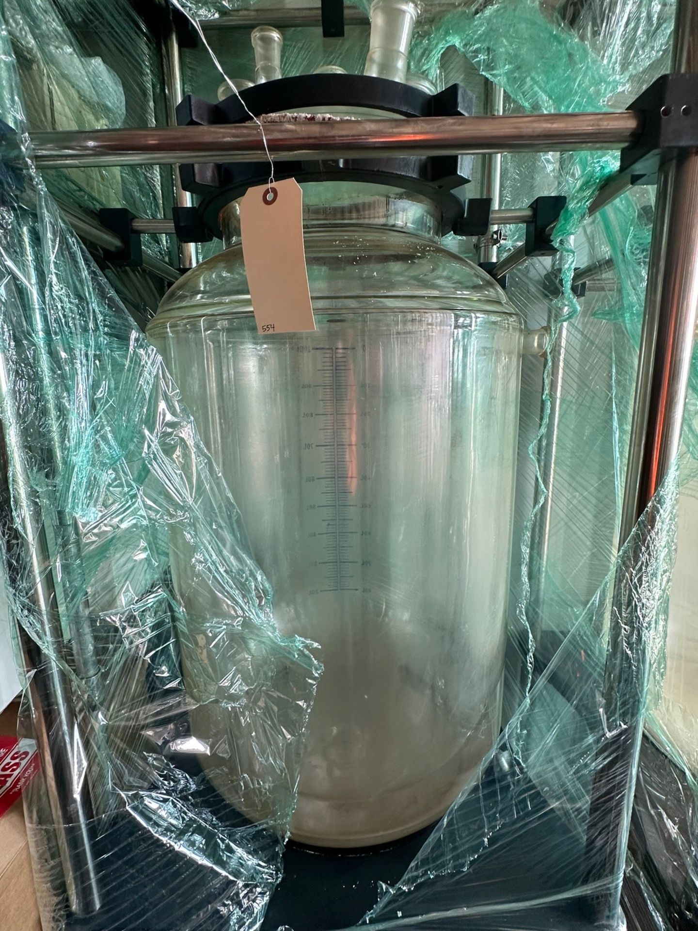 100L Glass Reactor, Jacketed | Rig Fee $350 - Image 3 of 3