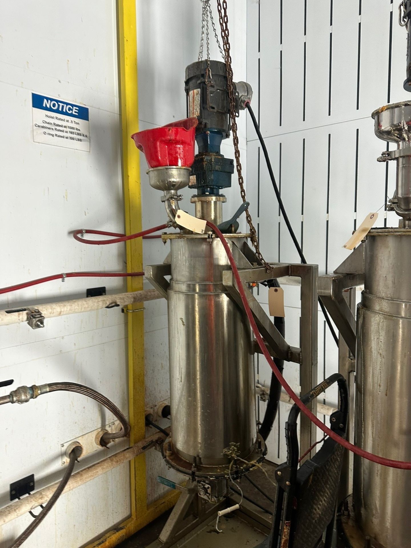 Stainless Steel Mixing Vat | Rig Fee $350