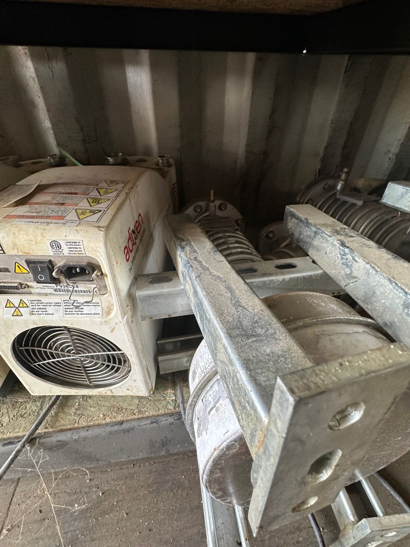Shelf With Contents, Vacuum Pumps, Filters | Rig Fee $200 - Image 15 of 17