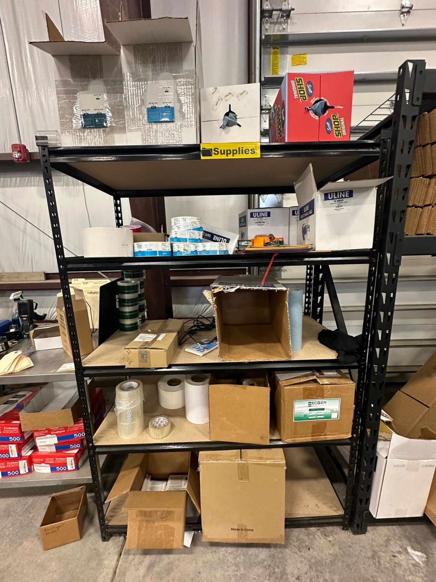 Lot Of 2 Shelves No Contents | Rig Fee $50 - Image 2 of 2