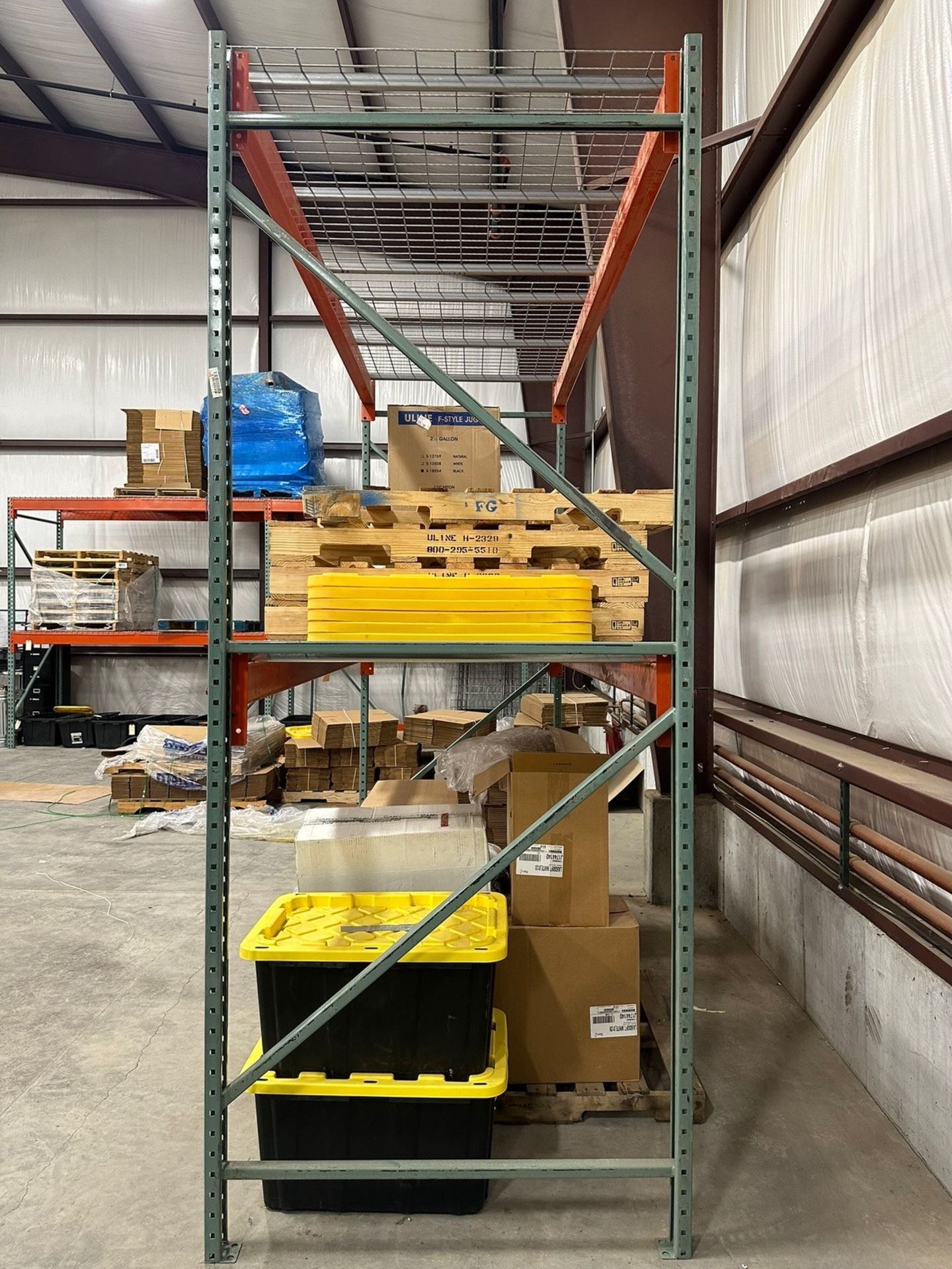 Section of pallet Racking | Rig Fee $125 - Image 2 of 4