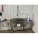 Stainless Steel 3 Basin Wash Skink | Rig Fee $125