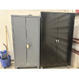 2 Metal two door Cabinets | Rig Fee $150
