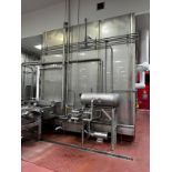 GEA Aerofreeze 12' Approx Dia CIP Spiral Freezer, 26" W SS Mesh Belt, 3.25 "Tier Clear, GEA Control