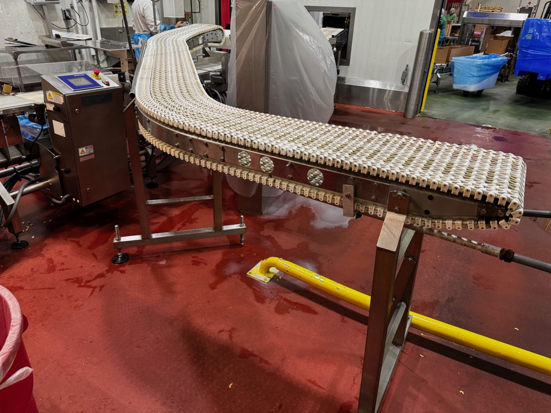 Stainless Steel Frame Conveyor, 12" W x 13' OAL Approx