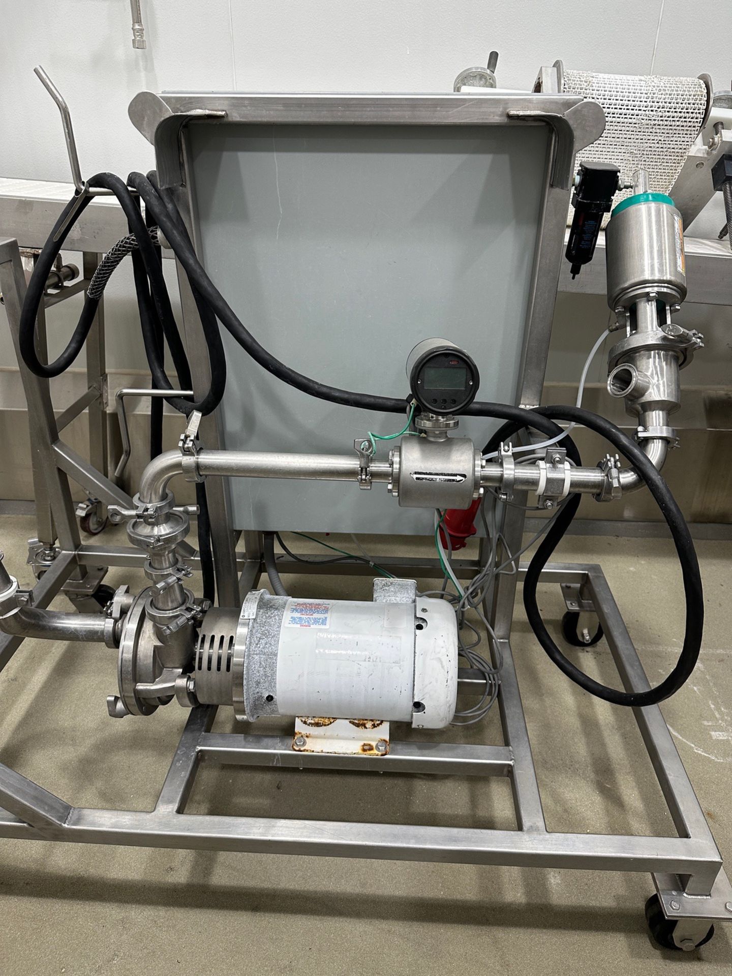 Atlas Batching Station with Ampco Centrifugal Pump Skid, Valve and Flow Meter