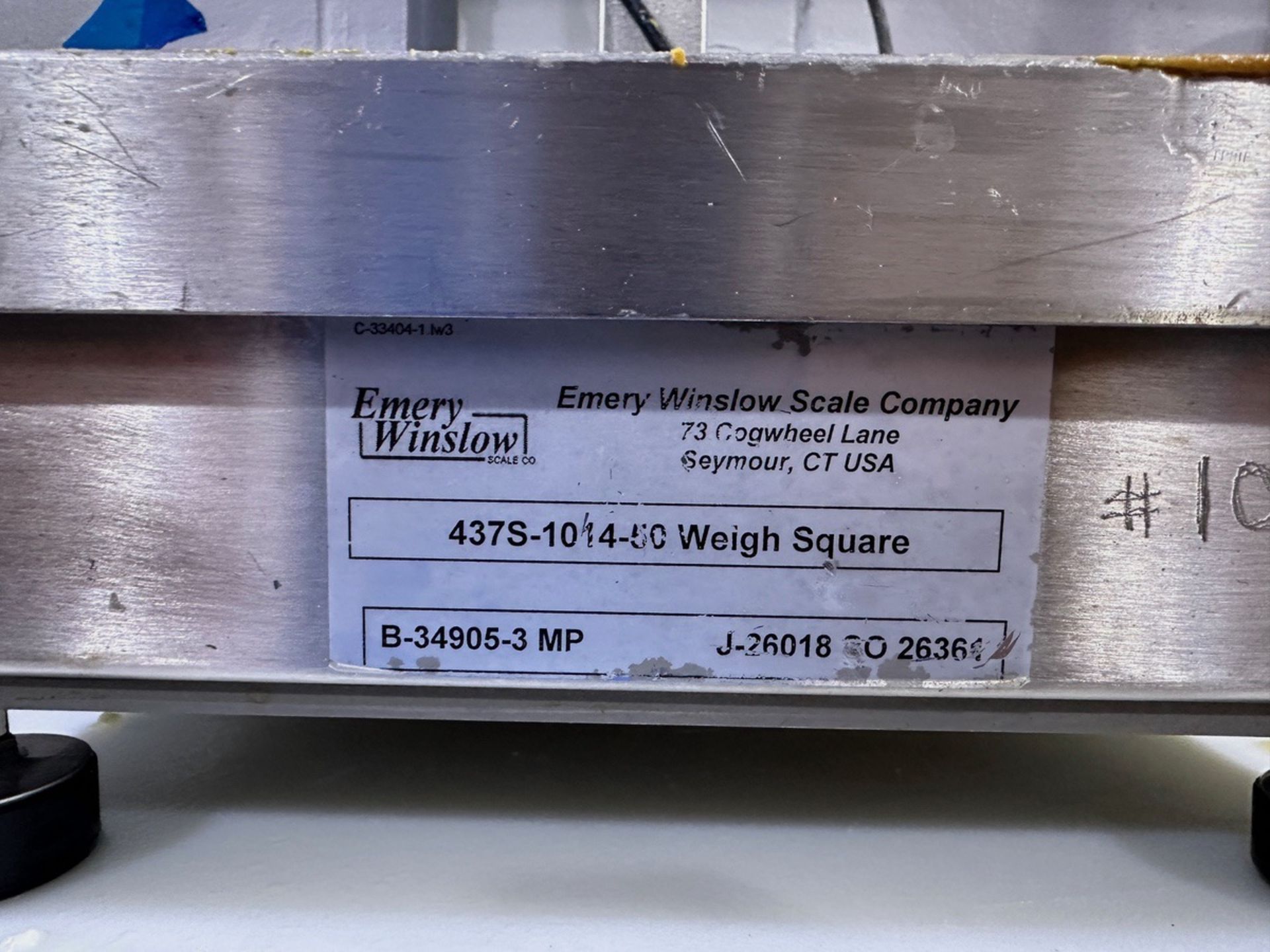 Emery Winslow 7400E Benchtop Scale, 60# Capacity, S/N J-26019 - Image 3 of 3