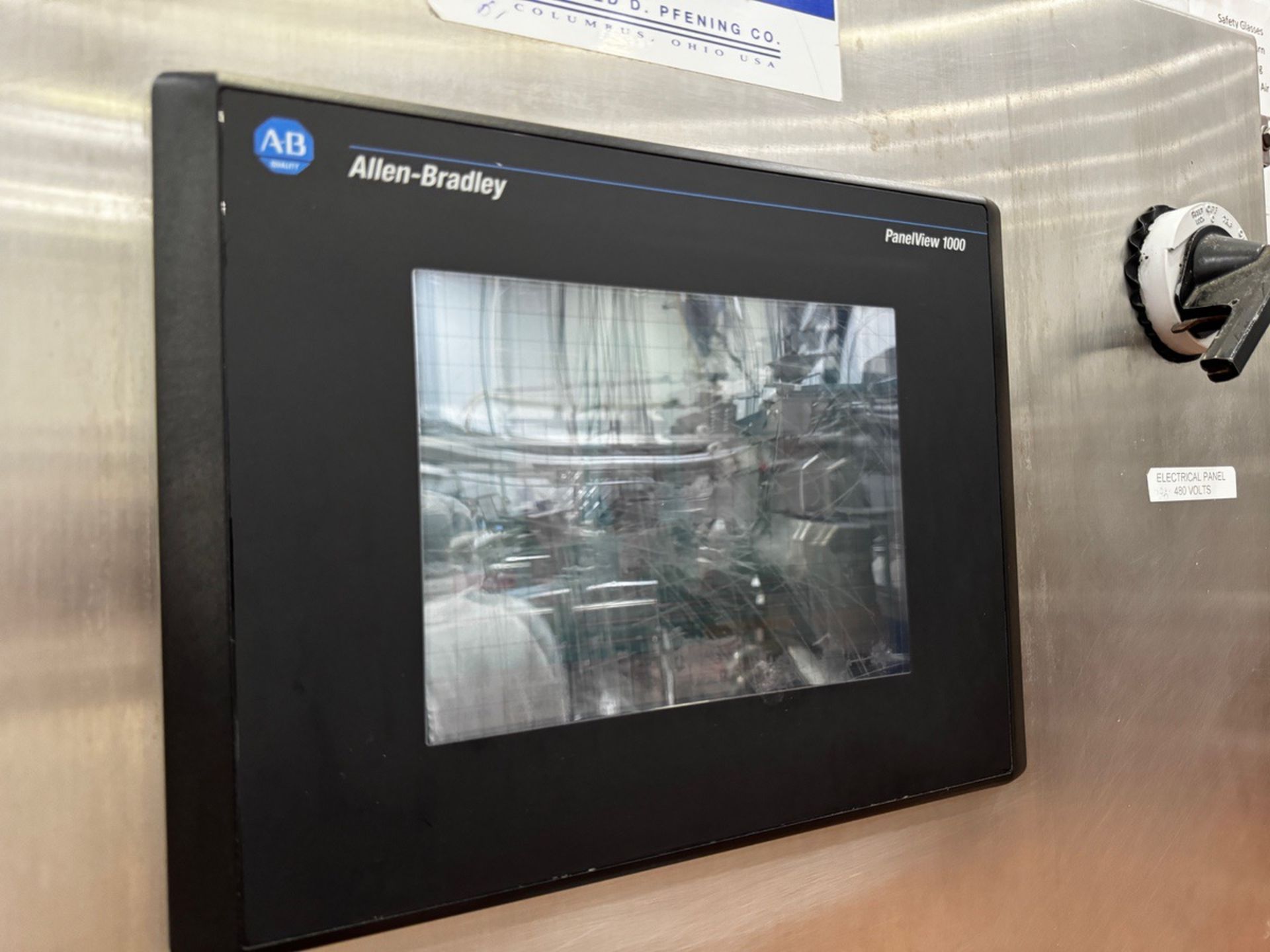 Pfenig Flour Delivery Control Panel with Allen-Bradley PanelView 1000 - Image 2 of 2