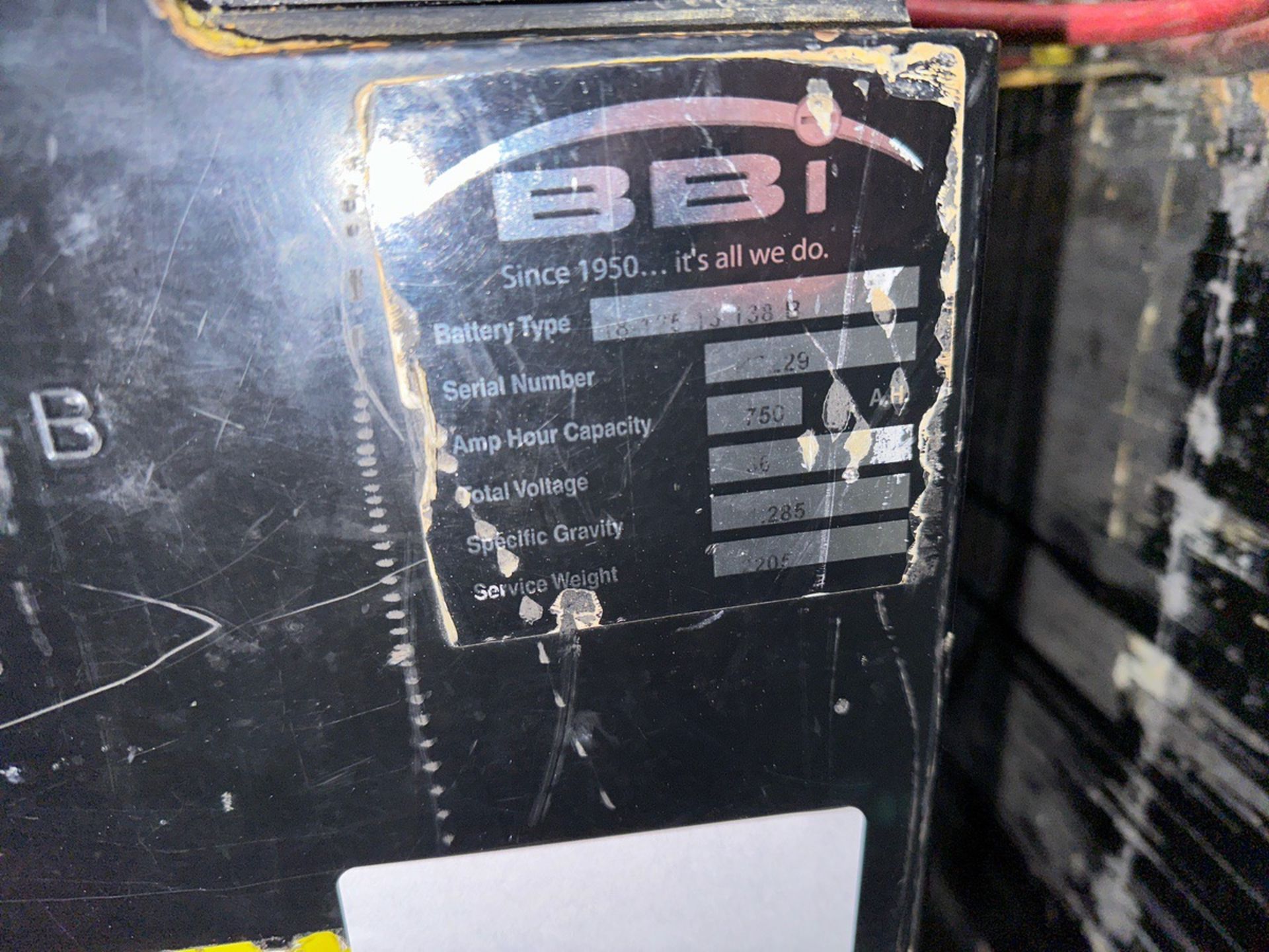 BBi Forklift Battery | Rig Fee $159 - Image 2 of 2