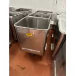 (5) 600 LB Stainless Steel Buggies
