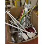 Gaylord Box of Mixers & Shovels | Rig Fee $25
