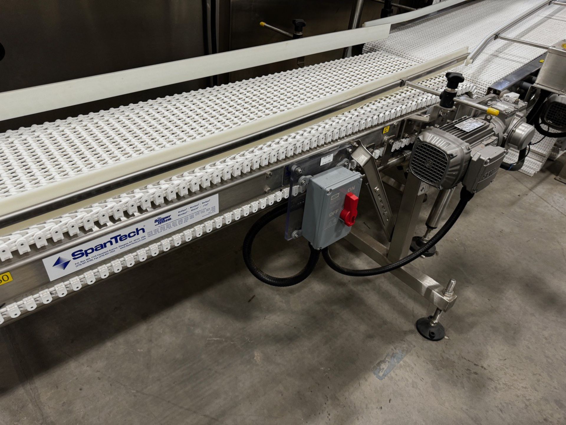 2019 SpanTech SS Fram S-Conveyor with Adjustable Legs, 15.5" W x 17' OA Length | Rig Fee $200 - Image 5 of 6