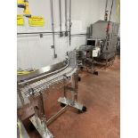 Nercon Stainless Steel Frame 8" Wide x 120" OA S-Curve Conveyor Belt with Stainless Drive and Varia