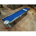 Stainless Steel Frame Conveyor, 14"W x 93" OA Length