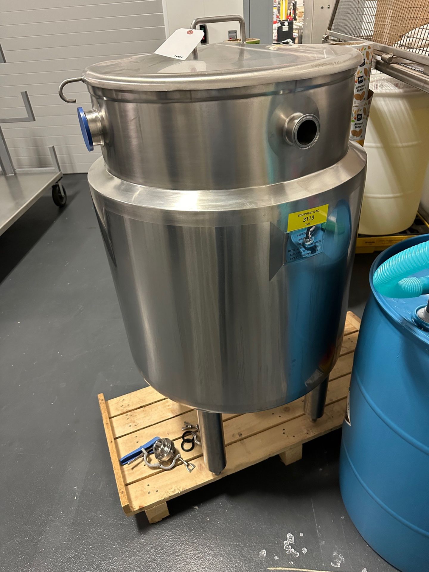 Anco 60 Gallon Stainless Steel Utility Tank - Model PT-OT, S/N 60-2014 (Approx. 30" | Rig Fee $100