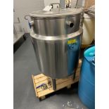 Anco 60 Gallon Stainless Steel Utility Tank - Model PT-OT, S/N 60-2014 (Approx. 30" x 49" O.H.)