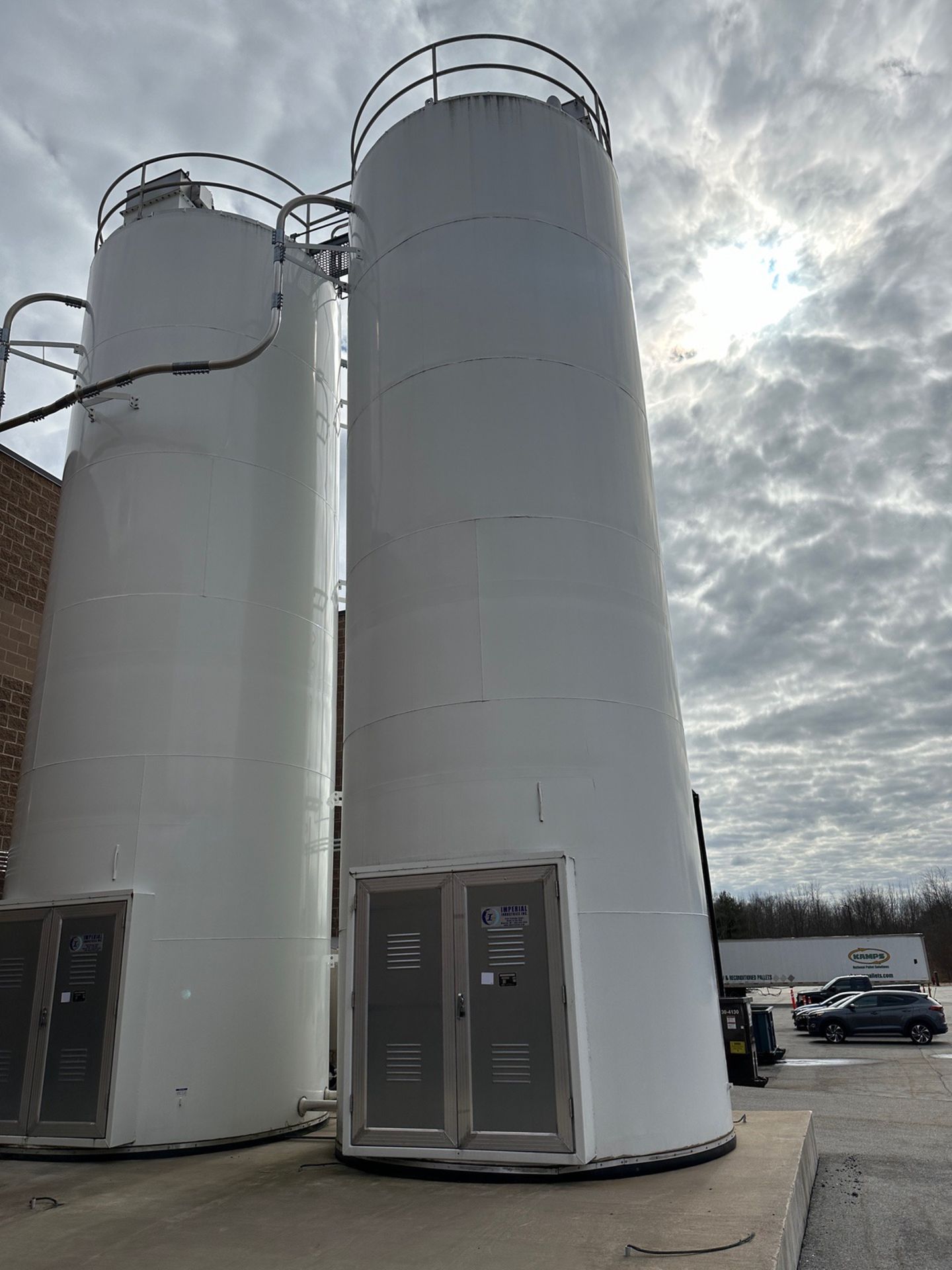 2018 Schick 49-Ton Powder Silo, Model 60 40 12-10 x 36-0, 40 LB / CUFT Max Density, S/N I-85644-1