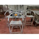 (4) Aluminum Operator Chairs | Rig Fee $50