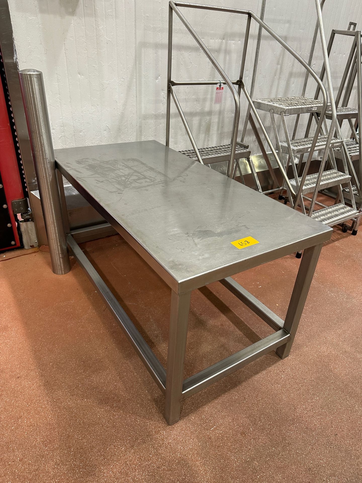 Stainless Steel Table, Approx 30" x 5' | Rig Fee $50