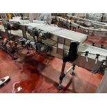 Stainless Steel Frame Double Level Conveyor, 16' W Belt x 10' Lower and 5' Upper Section