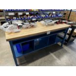 Global Wood Top Work Bench - Bench Only No Contents | Rig Fee $175