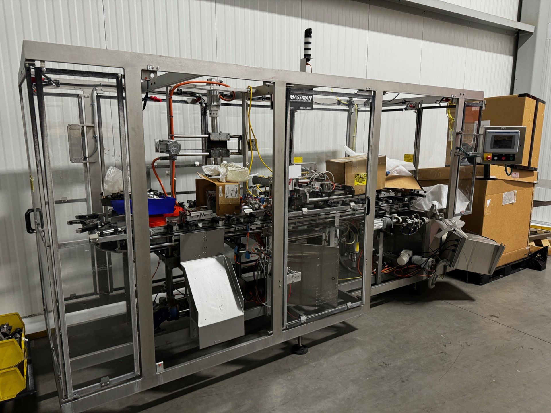 2015 Massman Case Packer Model FlexPack, S/N AYA and Parts, Allen Bradley PanelView | Rig Fee $300