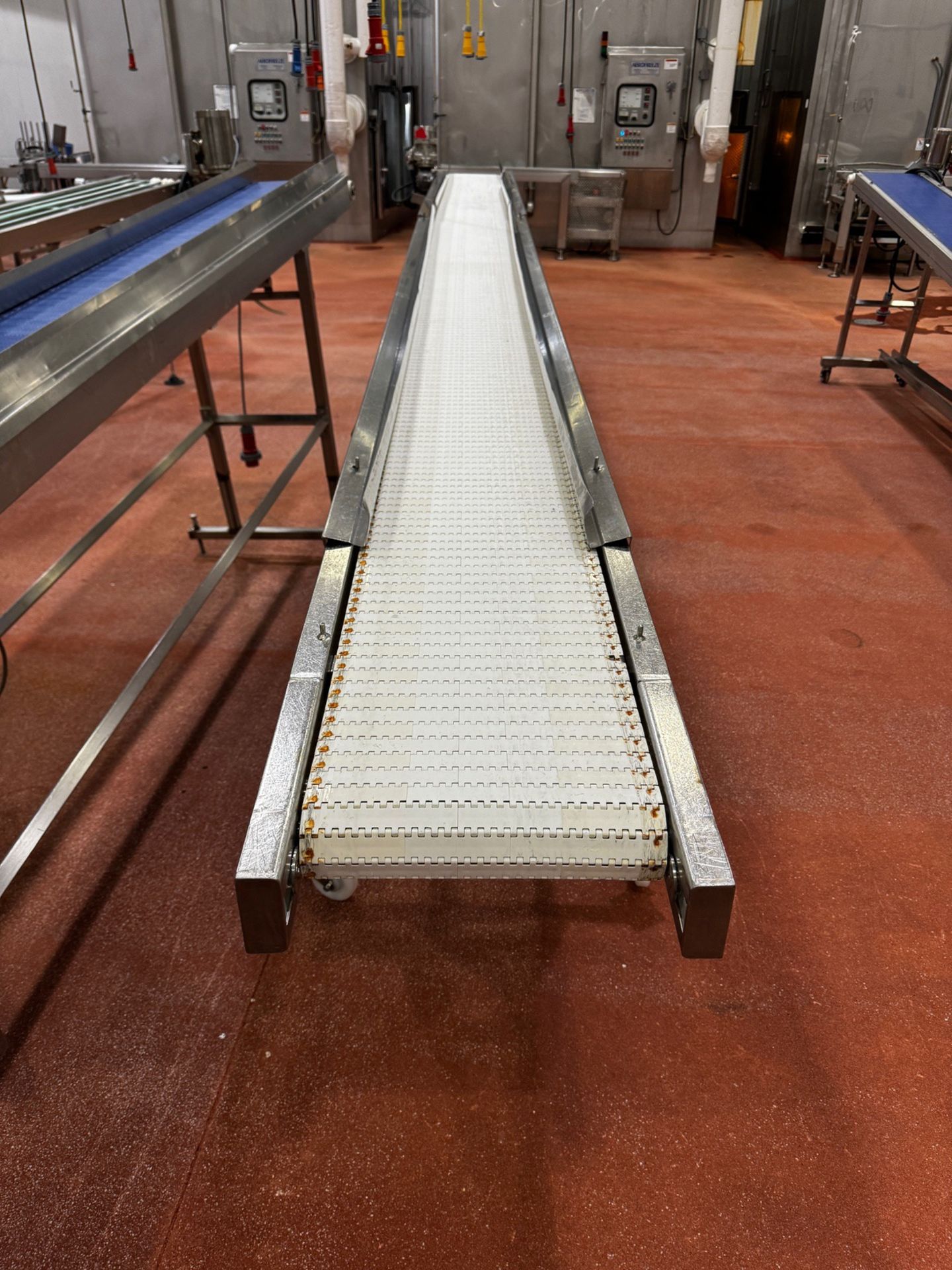 Stainless Steel Frame Incline Conveyor Mounted on Casters, - Image 2 of 4