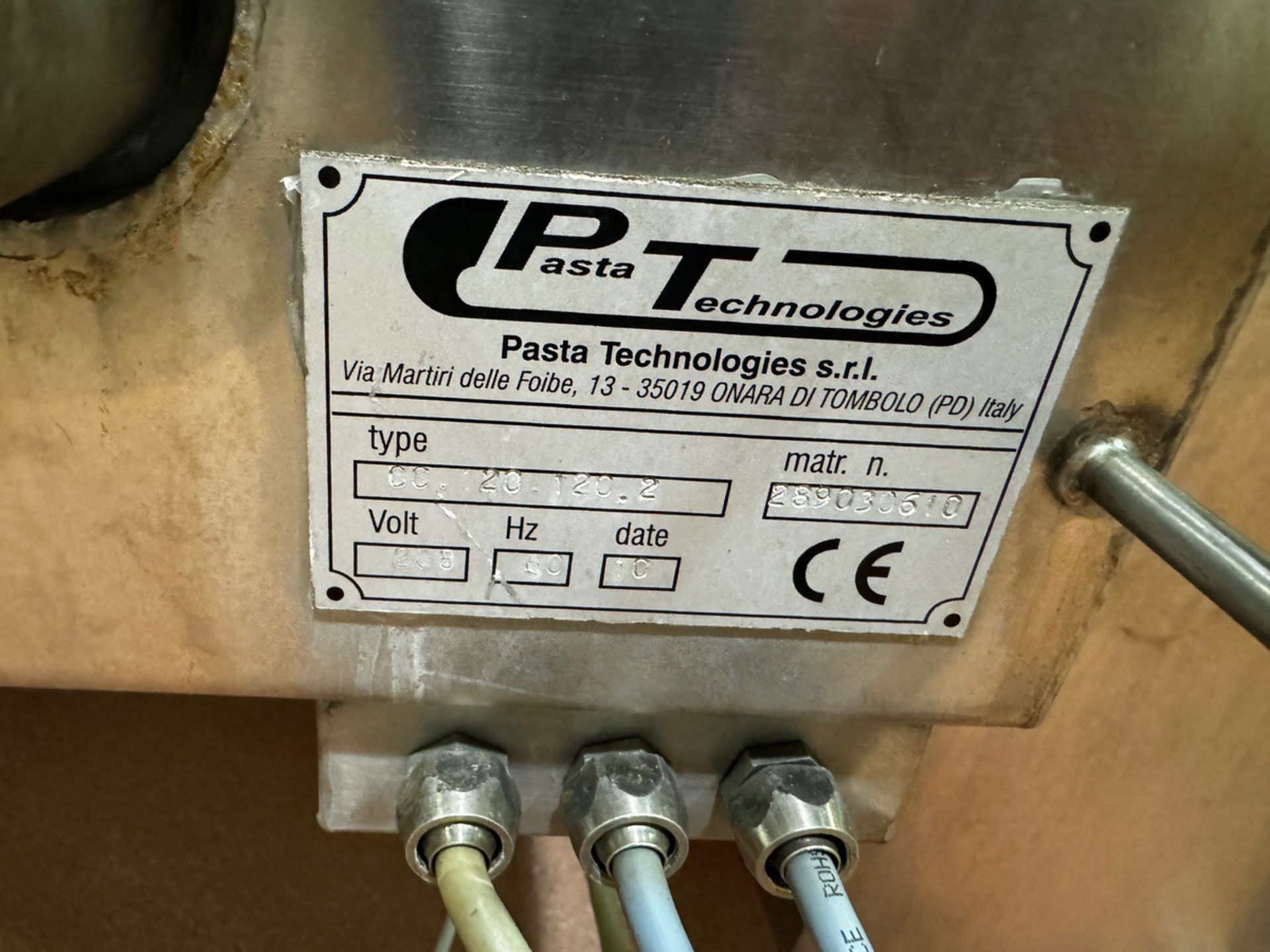 Pasta Technologies CC.20.120.2, Immersion Cooker, 48" Stainless Steel Mesh Belt, 40' Approx OA Lengt - Image 10 of 19