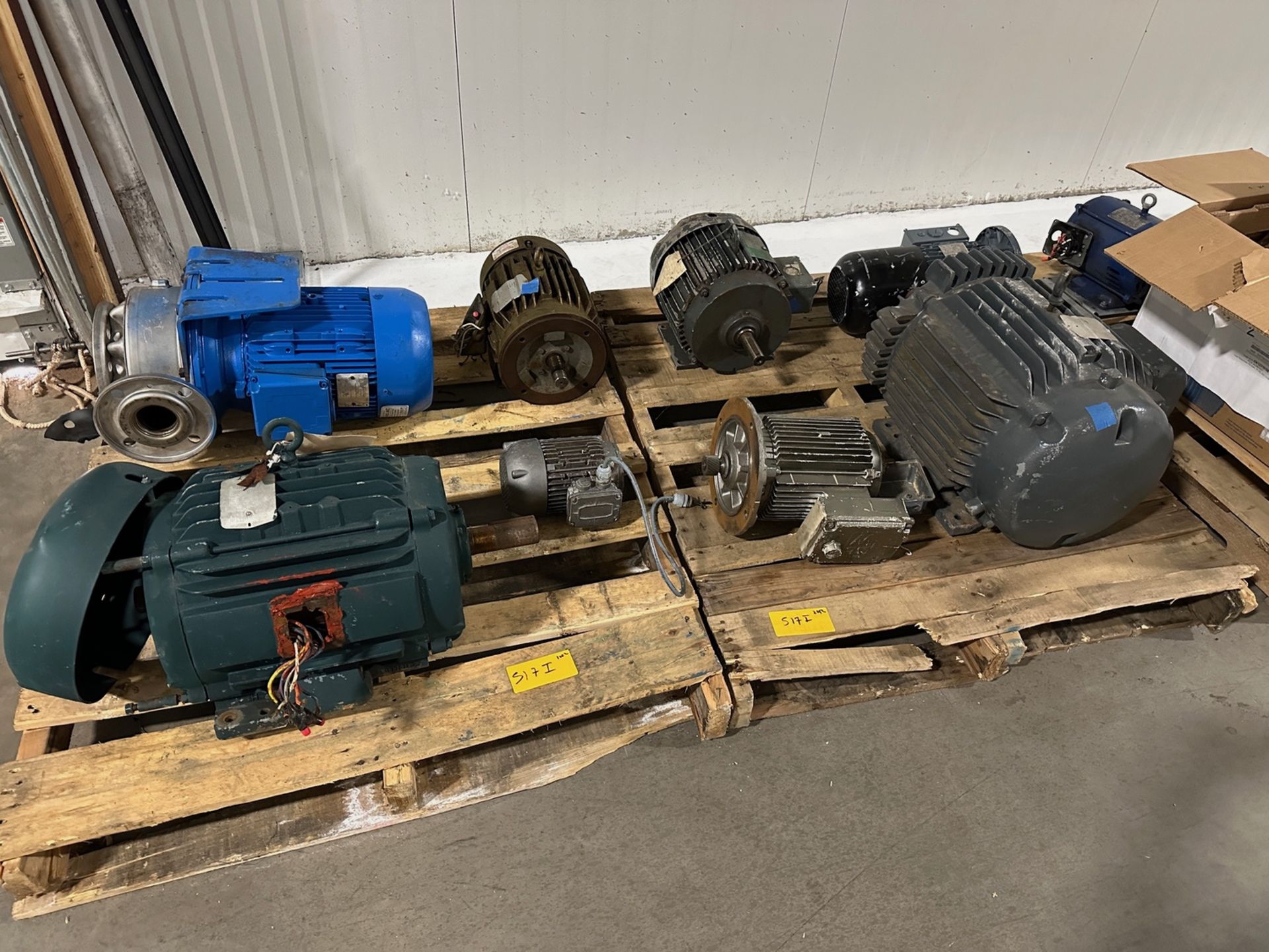 (2) Pallets of Spare Motors | Rig Fee $75