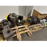 Pallet of Spare Motors & Gear Boxes | Rig Fee $50