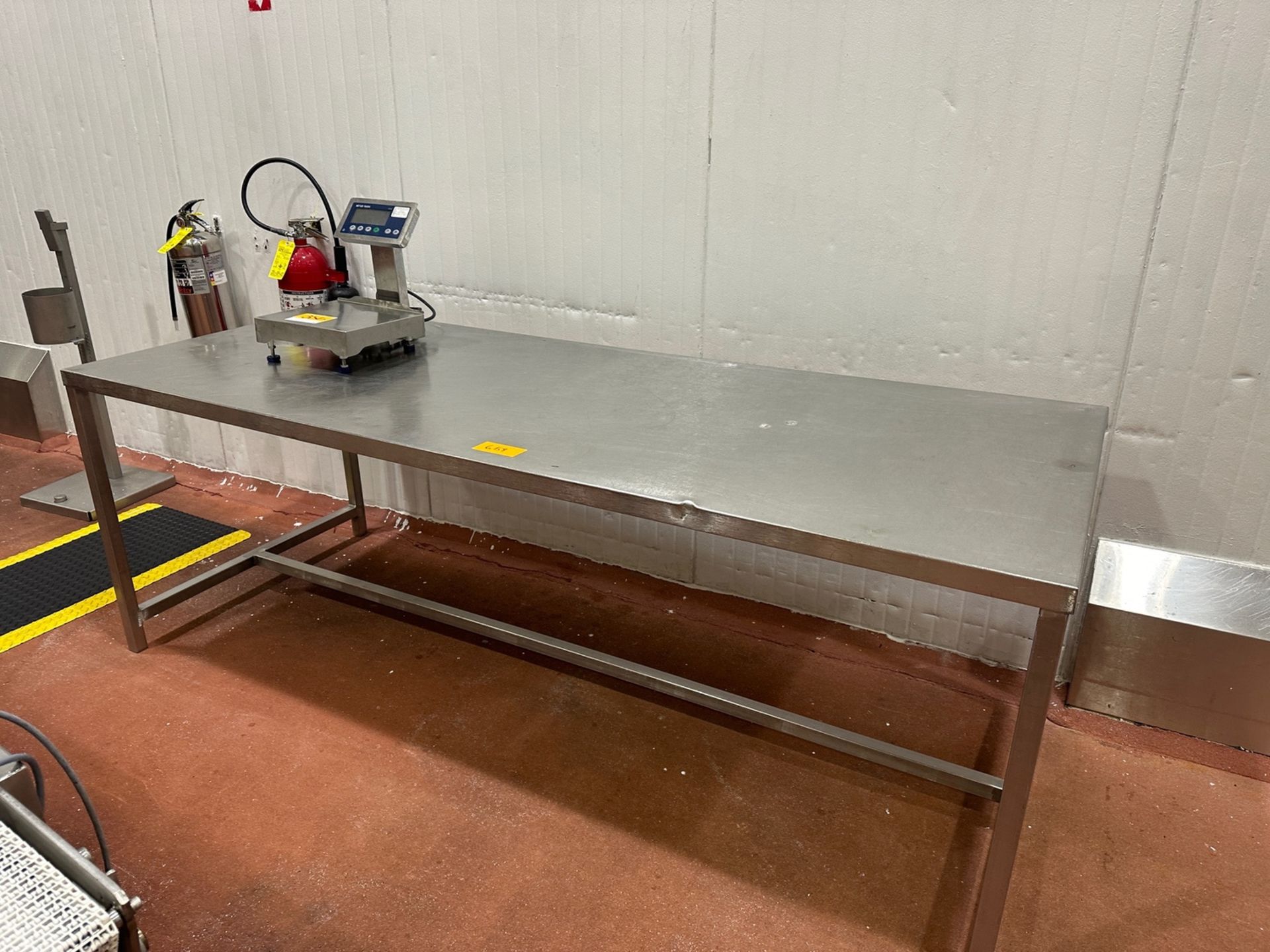 Stainless Steel Table, Approx 3' x 7' | Rig Fee $50