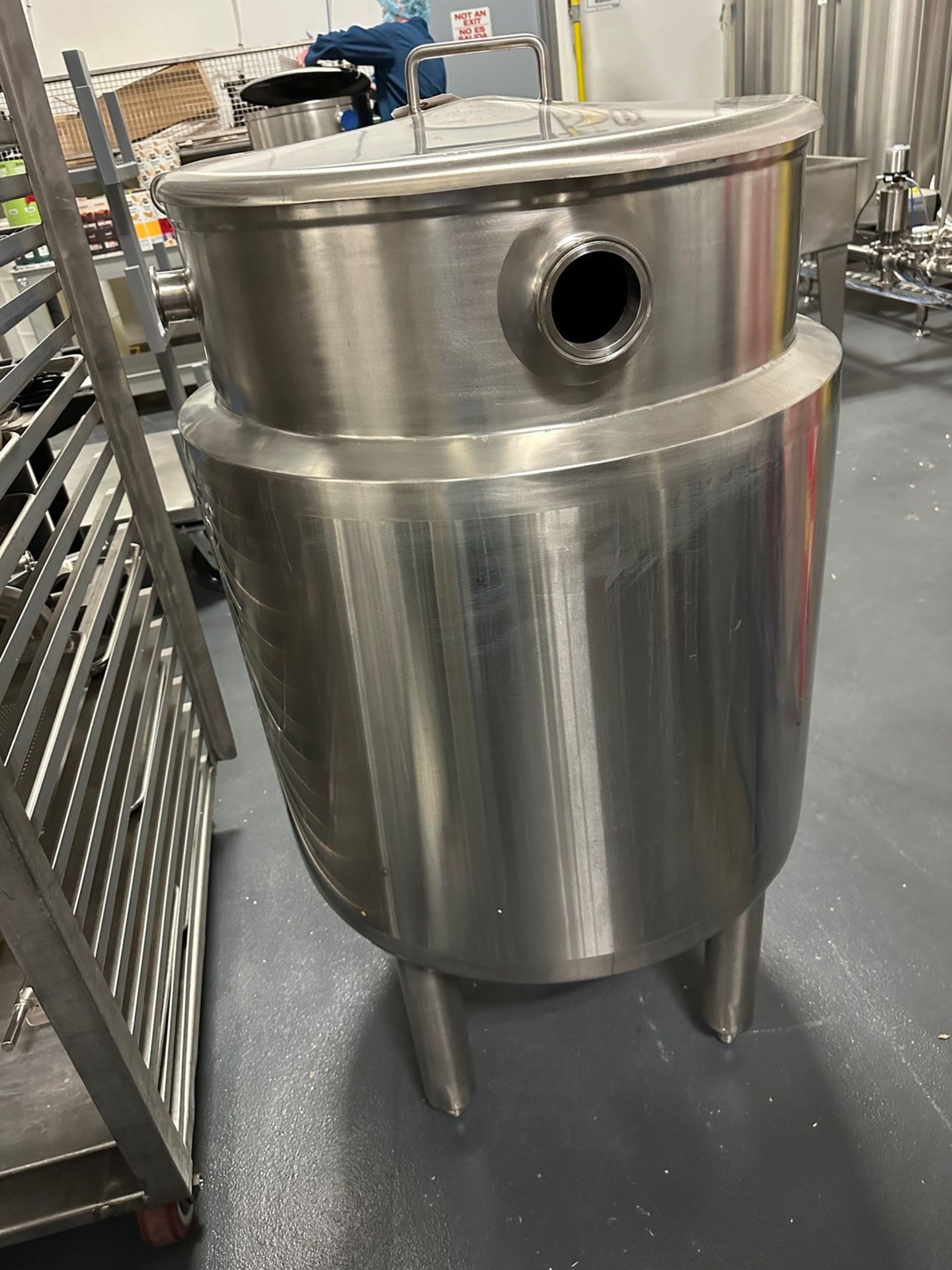 Anco 60 Gallon Stainless Steel Utility Tank - Model PT-OT, S/N 60-2013 (Approx. 30" x 49" O.H.) - Image 3 of 3