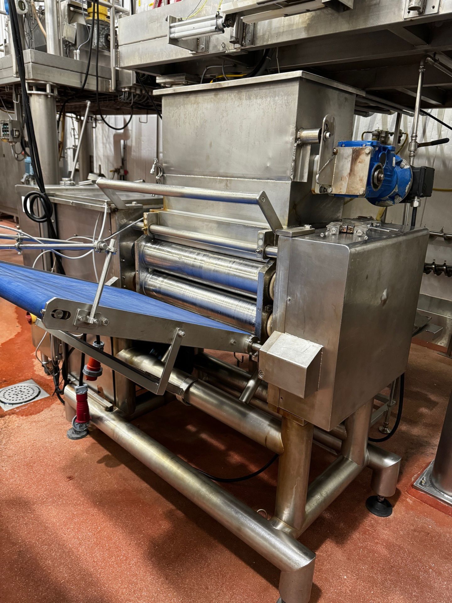 Pasta Technologies 28" Dough Sheeter Single Shaft Paddle Agitated Hopper