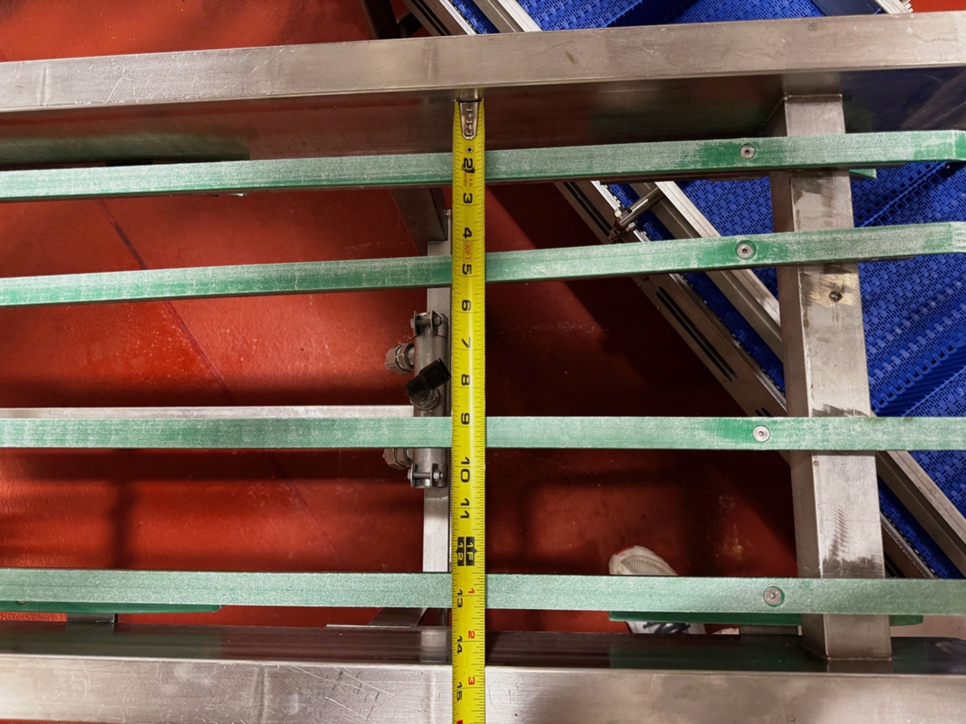 Stainless Conveyor Frame for 14" Conveyor x 17' OA Length - Image 2 of 3