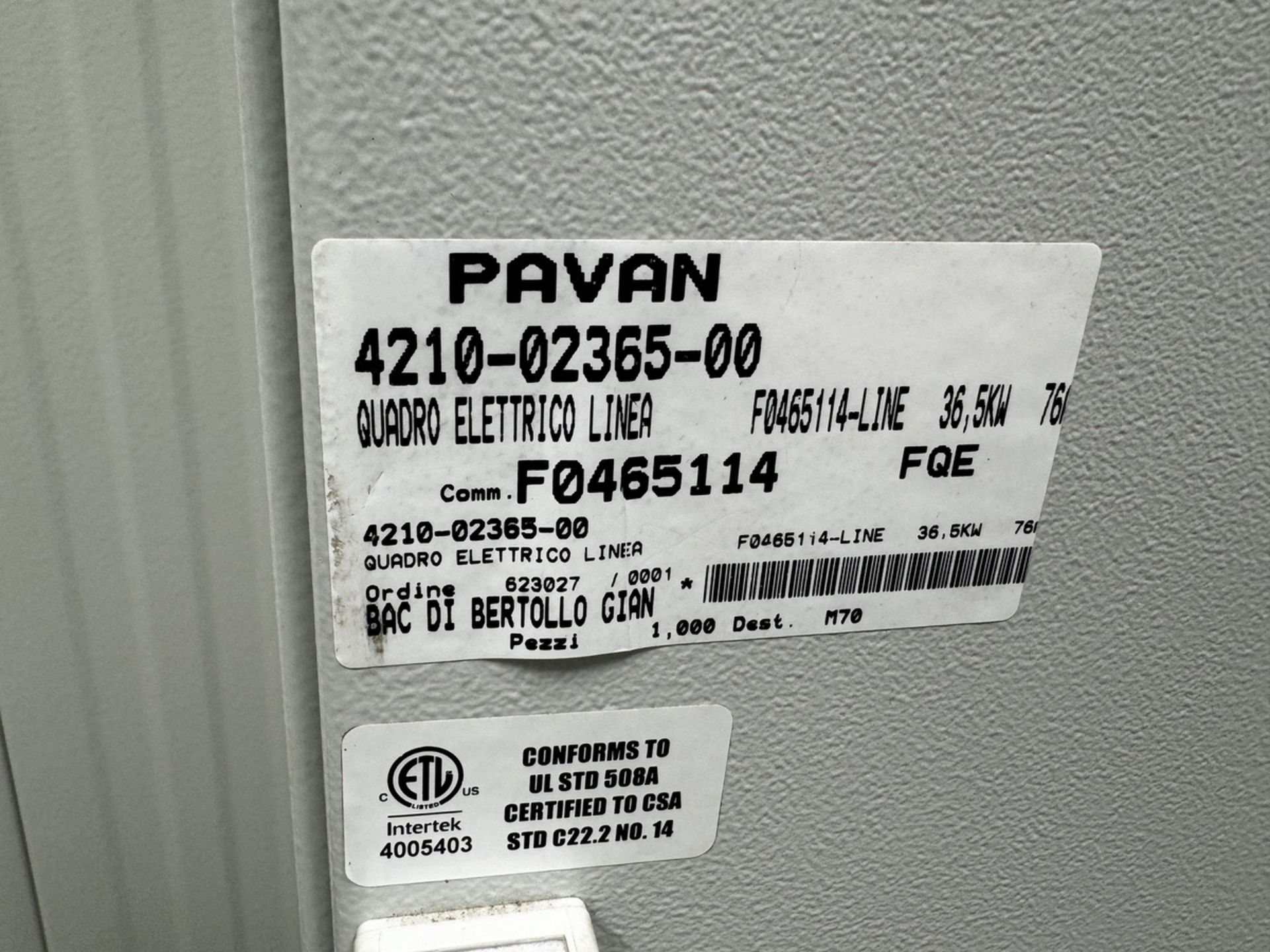 2017 Pavan Drive and Power Controls - Image 3 of 4