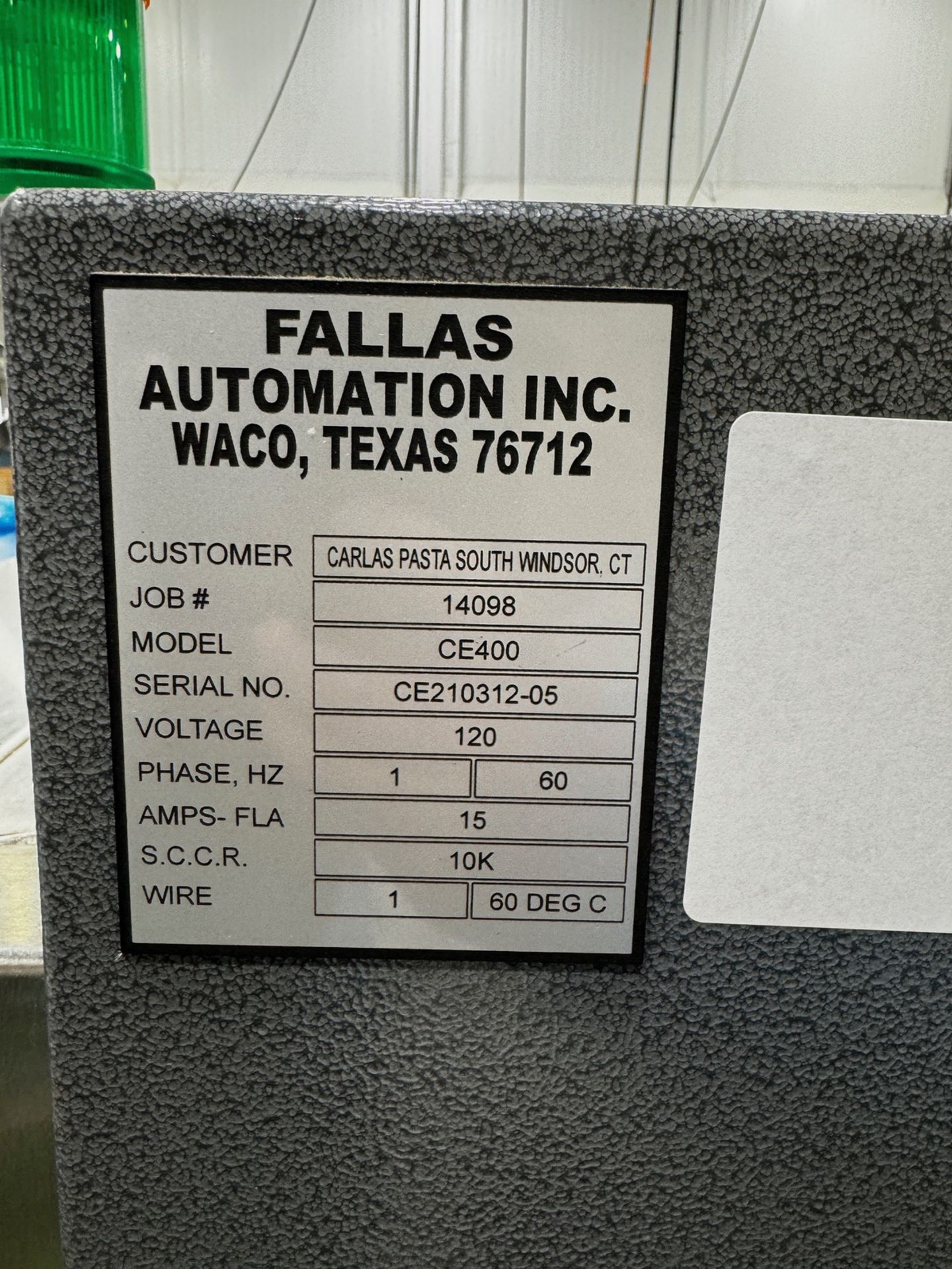 Fallas CE400 Case Erector, S/N CE2103-12-05 | Rig Fee $500 - Image 3 of 5