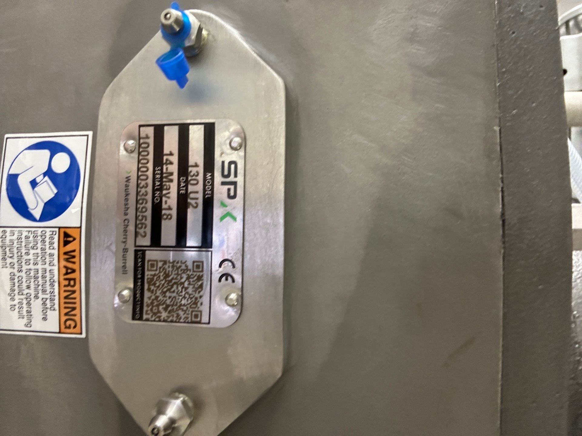2018 SPX 130 U2 Positive Displacement Pump, S/N 1000003369562, 15 HP Drive | Rig Fee $200 - Image 3 of 5