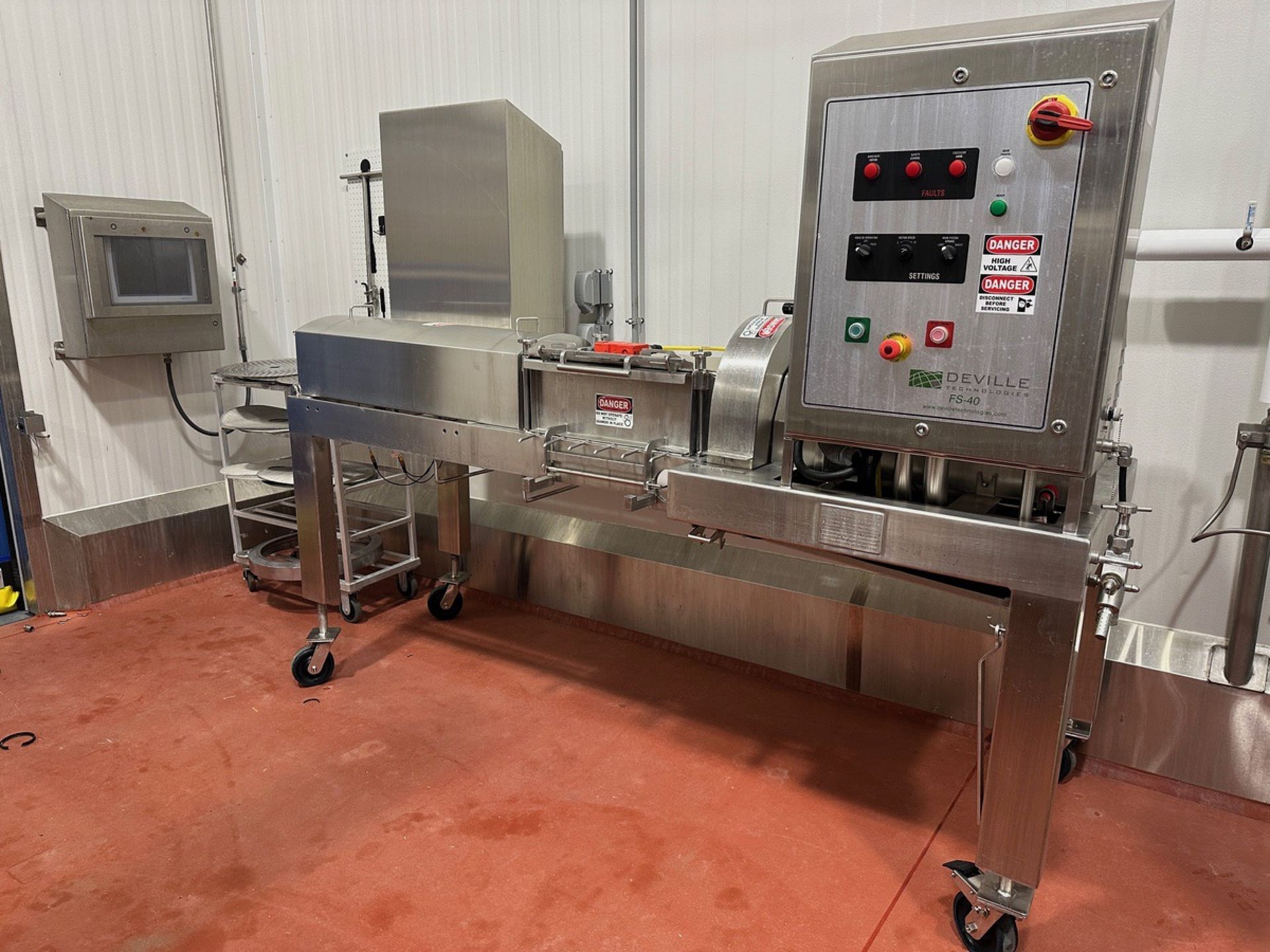 2018 Deville Technologies FS40 Cheese Shredder, Grate Disks, 20 HP Drive, S/N 0143- | Rig Fee $700 - Image 2 of 6