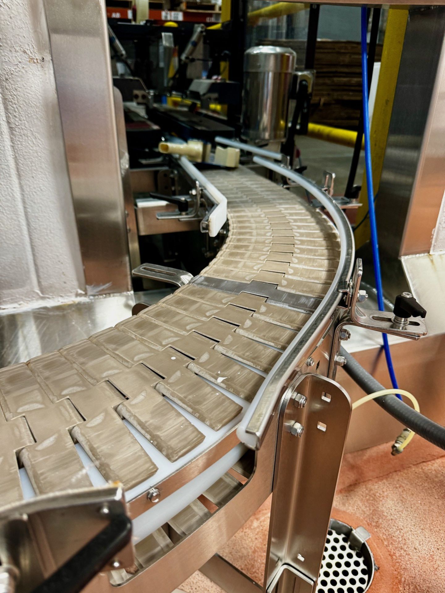 Nercon Stainless Steel Frame 180 Degree Conveyor, 8" Wide Belt, Washdo - Subj to Bulk | Rig Fee $250 - Image 4 of 4