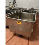 (4) 400 LB Stainless Steel Buggies | Rig Fee $50