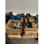Pallet of Spare Fristam Pump Head, Motors & Gear Boxes | Rig Fee $75