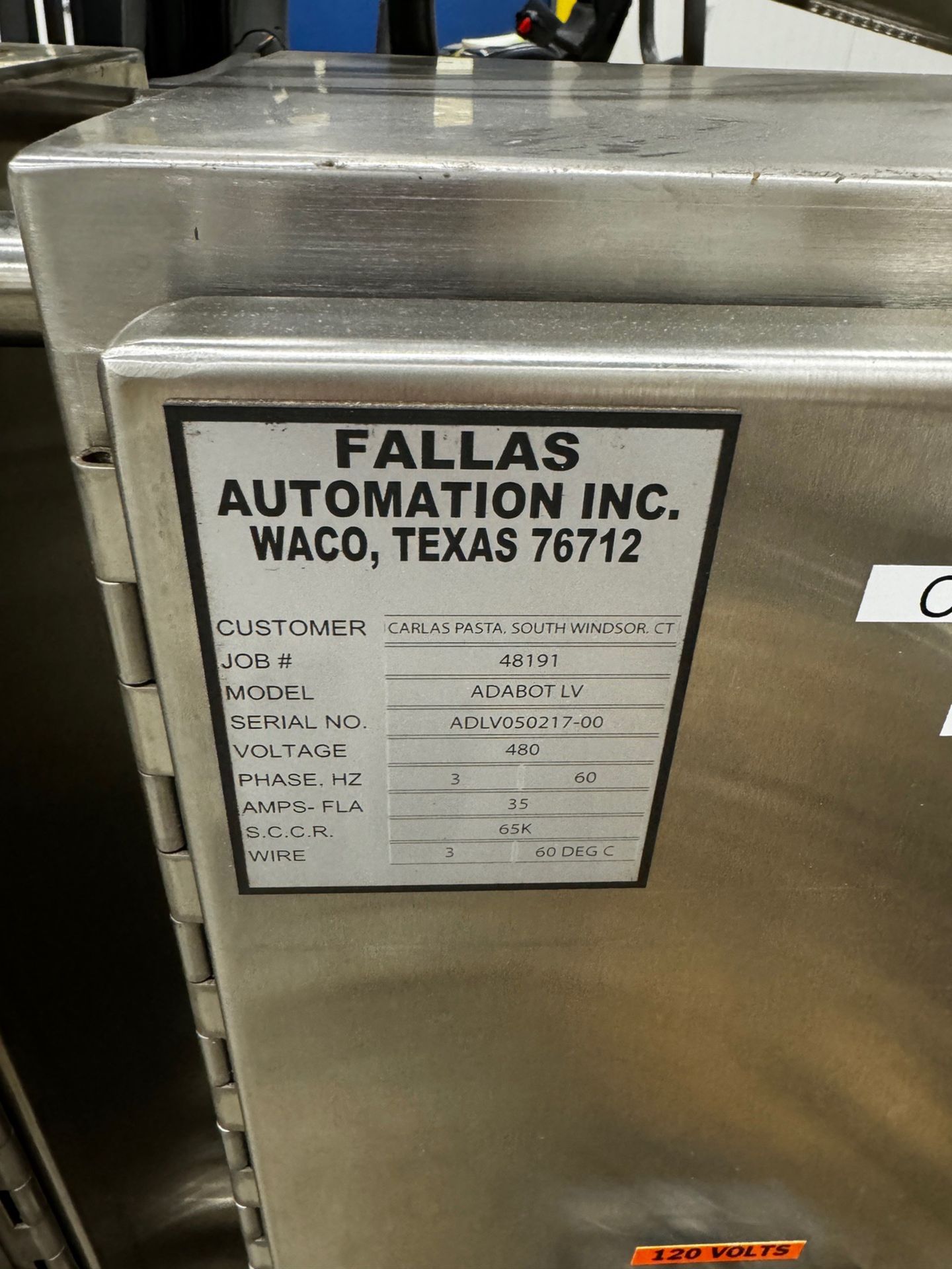 2018 Fallas ADABOT LV Robotic Case Packer, S/N 48191 | Rig Fee $1100 - Image 4 of 8