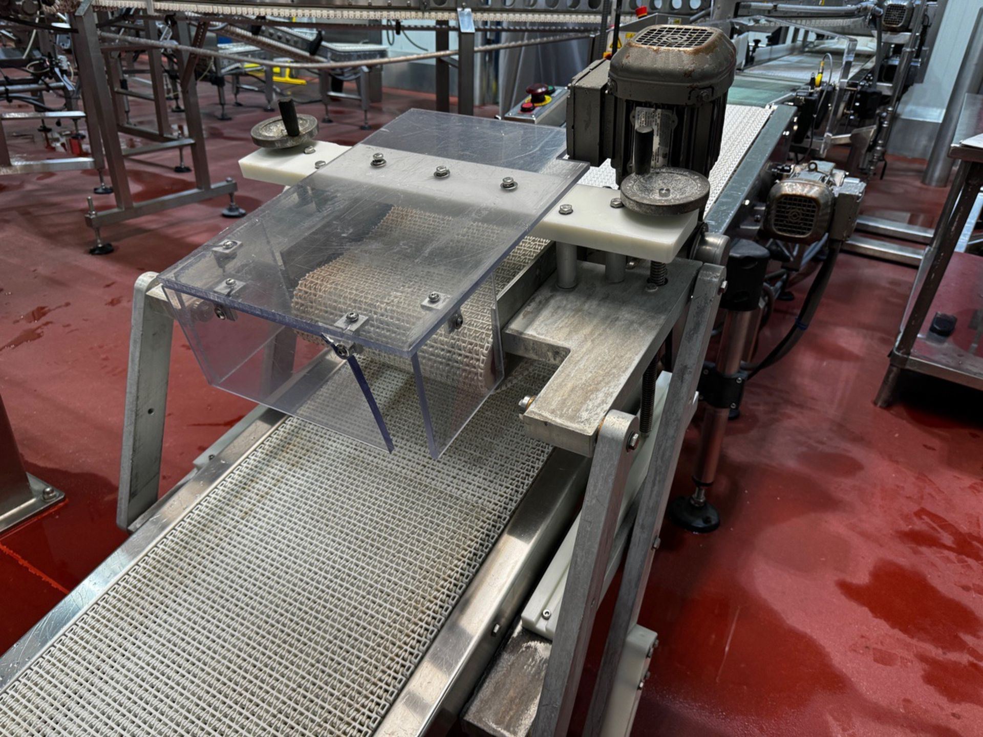 Stainless Steel Frame 16" W x 120" Long Incline Takeaway Conveyor For VFFS - Image 2 of 6